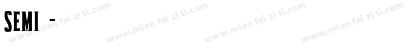 SEMI 圆点字体转换